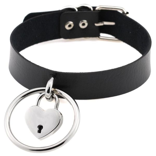 chokers punk rock heart shape lock black gothic lolita cute choker leather necklace music show cosplay, Golden;silver
chokers punk rock heart shape lock black gothic lolita cute choker leather necklace music show cosplay, Golden;silver