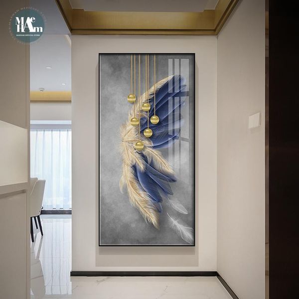 paintings nordic decorative blue golden feathers lines wall art canvas posters painting prints pictures for living room home decor
paintings nordic decorative blue golden feathers lines wall art canvas posters painting prints pictures for living room home decor