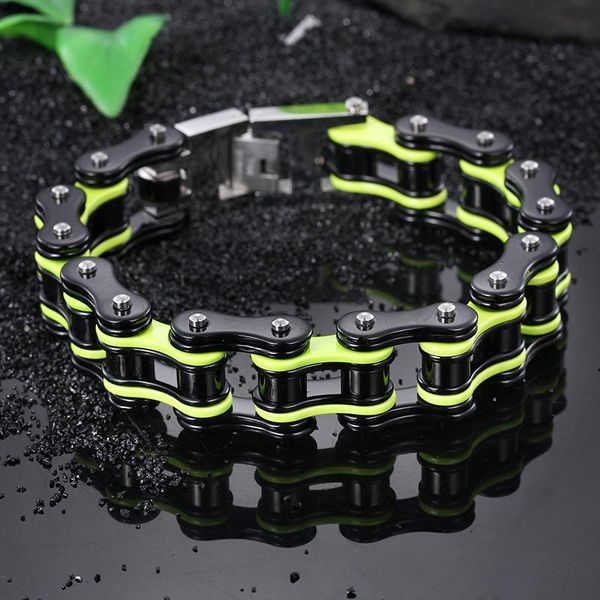 link, chain domineering men titanium steel bracelet wholesale love personality charm, Black
link, chain domineering men titanium steel bracelet wholesale love personality charm, Black