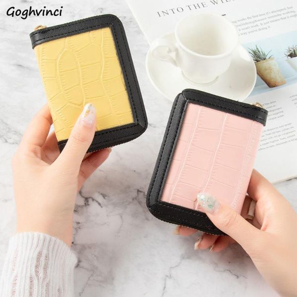card holders contrast color pu id women cards mini short wallets students leisure thread korean style fresh money bags, Brown;gray
card holders contrast color pu id women cards mini short wallets students leisure thread korean style fresh money bags, Brown;gray