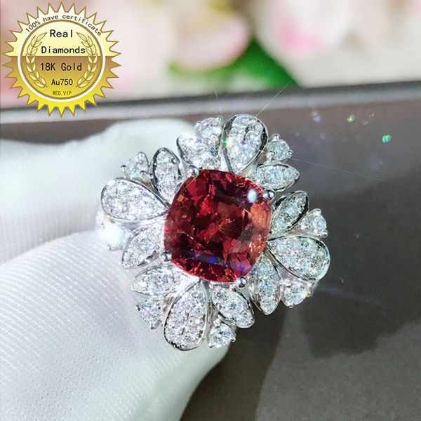 cluster rings 18k white gold natural spinel and diamond ring engagement&wedding real jewellery have certificate 002, Golden;silver
cluster rings 18k white gold natural spinel and diamond ring engagement&wedding real jewellery have certificate 002, Golden;silver