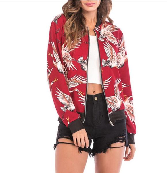 women's jackets fashion women short jacket autumn print coat 2021 european american long-sleeved zipper female office outwear, Black;brown
women's jackets fashion women short jacket autumn print coat 2021 european american long-sleeved zipper female office outwear, Black;brown