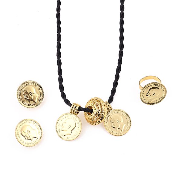 gold coin ethiopian afican necklace pendant bracelet turkey mexico coin necklaces middle east jewelry, Black
gold coin ethiopian afican necklace pendant bracelet turkey mexico coin necklaces middle east jewelry, Black