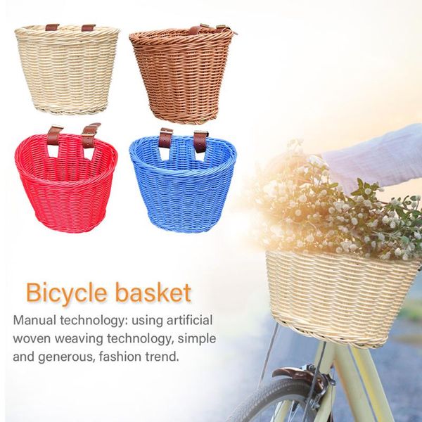 kids front handlebar bike basket children firm artificial woven bag for all type bicycles teen or wicker car & truck racks
kids front handlebar bike basket children firm artificial woven bag for all type bicycles teen or wicker car & truck racks