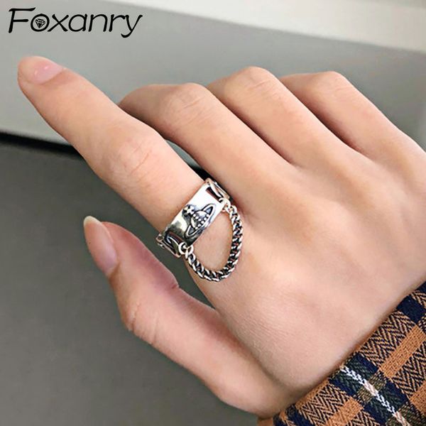 foxanry 925 sterling silver trendy rings new fashion creative chain tassel planet vintage punk party jewelry gifts for women, Golden;silver
foxanry 925 sterling silver trendy rings new fashion creative chain tassel planet vintage punk party jewelry gifts for women, Golden;silver