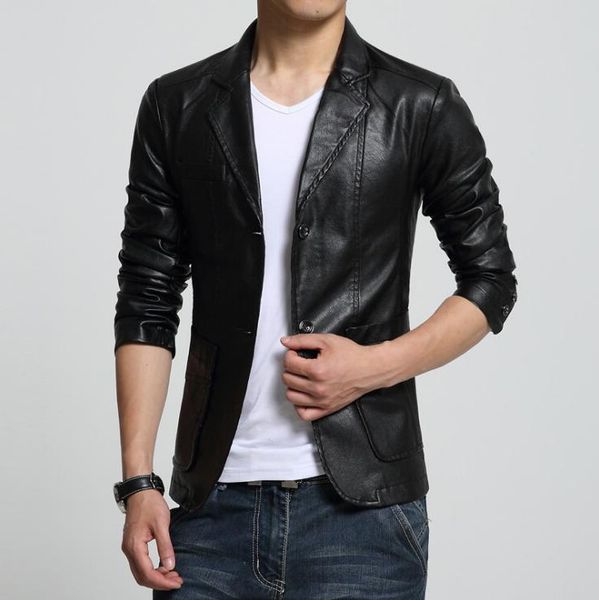 men's fur & faux spring mens pu leather jackets plus size men casual motorcycle suit micro elastic comfortable two buckle male fashion, Black
men's fur & faux spring mens pu leather jackets plus size men casual motorcycle suit micro elastic comfortable two buckle male fashion, Black