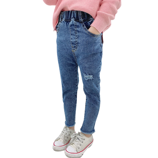 girls jeans with hole kids girl ripped children's for toddler clothes baby, Blue
girls jeans with hole kids girl ripped children's for toddler clothes baby, Blue