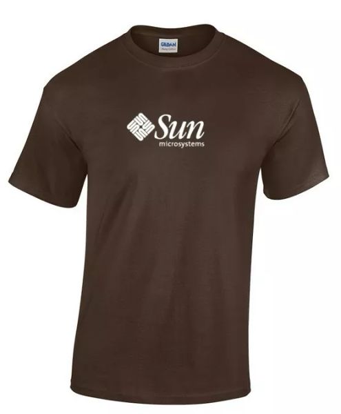 Sun Microsystems T-shirt Computer White Logo Geek Chocolate Brown Shirt S-3XL, White;black
Sun Microsystems T-shirt Computer White Logo Geek Chocolate Brown Shirt S-3XL, White;black