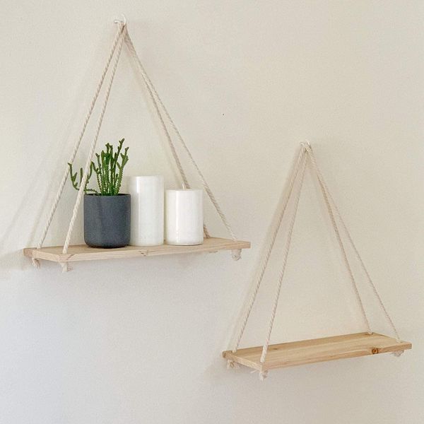 wooden rope swing wall hanging plant flower pot tray mounted floating wall shelves nordic home decoration moredn simple design
wooden rope swing wall hanging plant flower pot tray mounted floating wall shelves nordic home decoration moredn simple design