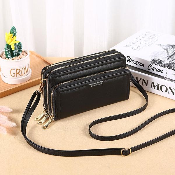 evening bags 2021 ladies shoulder bag long wallet triple zipper clutch women multifunctional fashion hand messenger
evening bags 2021 ladies shoulder bag long wallet triple zipper clutch women multifunctional fashion hand messenger
