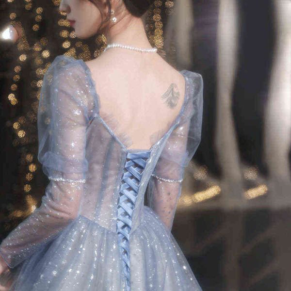 luxury street style dresses evening 2021 temperament evening blue can wear toast at ordinary tim, dignified for hosting the annual meeting, Black;pink
luxury street style dresses evening 2021 temperament evening blue can wear toast at ordinary tim, dignified for hosting the annual meeting, Black;pink