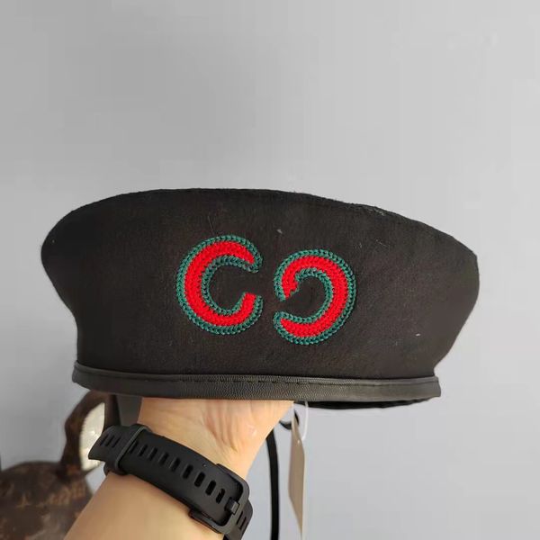 letter embroidered wool beret bud hat female british fashion versatile artist wardrobe accessories, Blue;gray
letter embroidered wool beret bud hat female british fashion versatile artist wardrobe accessories, Blue;gray
