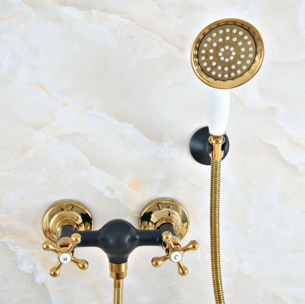 luxury gold color brass black oil rubbed bronze wall mounted bathroom hand held shower head faucet set bath mixer tap mna519 sets
luxury gold color brass black oil rubbed bronze wall mounted bathroom hand held shower head faucet set bath mixer tap mna519 sets