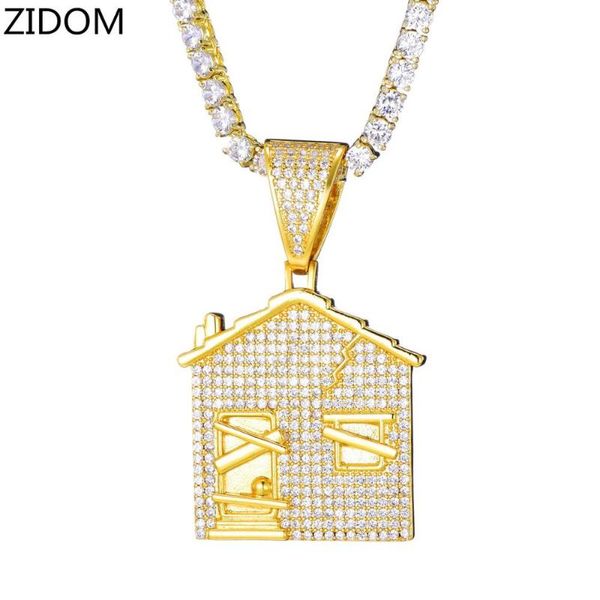 pendant necklaces men/women hip hop iced out bling small house zircon fashion hiphop necklace jewelry gifts drop, Silver
pendant necklaces men/women hip hop iced out bling small house zircon fashion hiphop necklace jewelry gifts drop, Silver