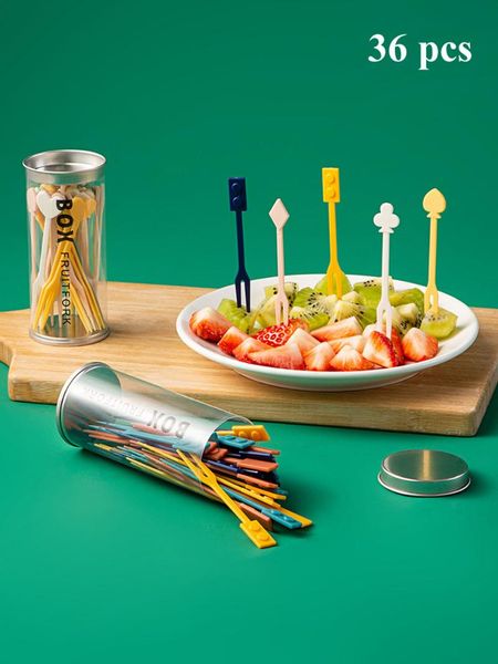 disposable flatware 36 pcs fruit fork set creative cute household cake portable outdoor plastic children's dessert
disposable flatware 36 pcs fruit fork set creative cute household cake portable outdoor plastic children's dessert