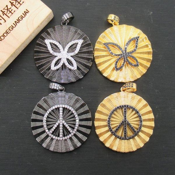 charms apdgg 36x36mm flower butterfly gold plated cubic zircon cz paved connector necklace pendant jewelry diy findings, Bronze;silver
charms apdgg 36x36mm flower butterfly gold plated cubic zircon cz paved connector necklace pendant jewelry diy findings, Bronze;silver