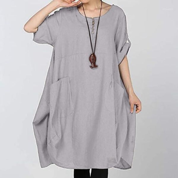 casual dresses 2021 fashion summer women's round neck solid color pocket dress beach large street loose sun dresses#f3, Black;gray
casual dresses 2021 fashion summer women's round neck solid color pocket dress beach large street loose sun dresses#f3, Black;gray