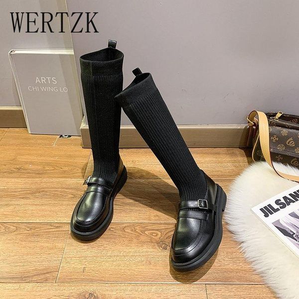 boots 2021 flat mid-calf platform women slim thick sole stretch fabric shoes black spring/autumn long
boots 2021 flat mid-calf platform women slim thick sole stretch fabric shoes black spring/autumn long