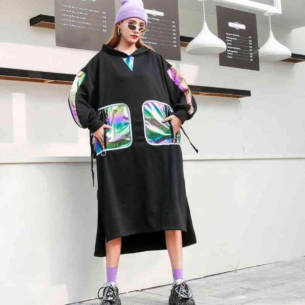 dresses temperament size long-sleeved dress autumn and winter fat stitching contrast color plus velvet mid-length sweater skirt, Black;gray
dresses temperament size long-sleeved dress autumn and winter fat stitching contrast color plus velvet mid-length sweater skirt, Black;gray