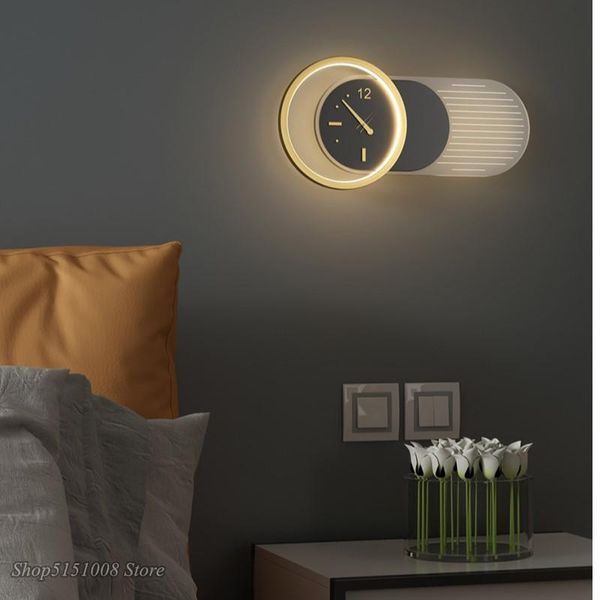 wall lamp modern nordic clocks led bedroom bedside living room corridor aisle lamps indoor home decor lighting
wall lamp modern nordic clocks led bedroom bedside living room corridor aisle lamps indoor home decor lighting