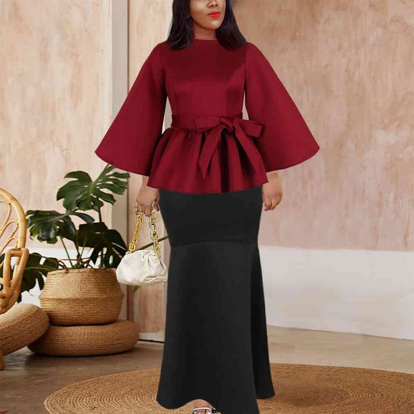 two piece dress elegant women dressed up in party clothes winter peplum long sleeve enlargement mermaid tender skirts celebrity night xiwy, White
two piece dress elegant women dressed up in party clothes winter peplum long sleeve enlargement mermaid tender skirts celebrity night xiwy, White