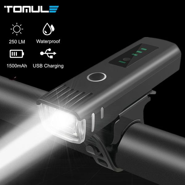 tomule bicycle front light usb rechargeable bike mtb lamp smart sensor headlight led cycling taillight for lights
tomule bicycle front light usb rechargeable bike mtb lamp smart sensor headlight led cycling taillight for lights
