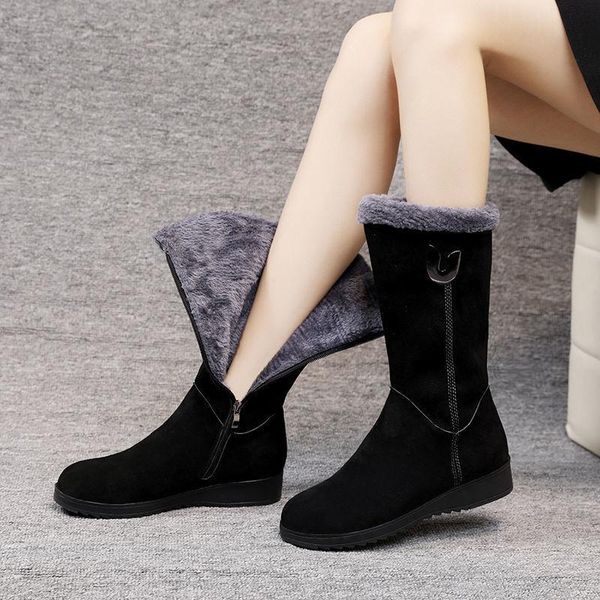 boots low heels gladiator plush 2021 winter mature warm mujer botas zipper fashion motorcycle designer platform lady shoes, Black
boots low heels gladiator plush 2021 winter mature warm mujer botas zipper fashion motorcycle designer platform lady shoes, Black