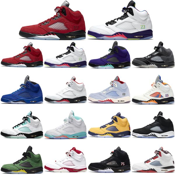 men women basketball shoes 5s raging bull red 3 what the island green light aqua michigan oregon pink foam ice blue outdoor sports sneakers
men women basketball shoes 5s raging bull red 3 what the island green light aqua michigan oregon pink foam ice blue outdoor sports sneakers