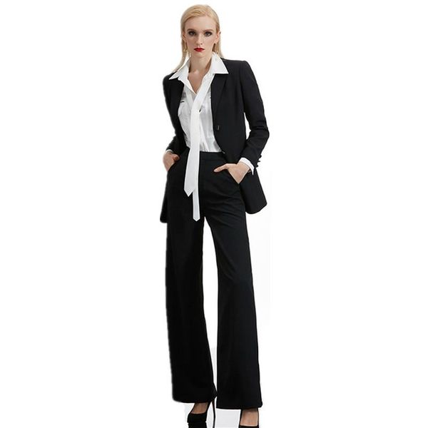 womens pant suits black formal office uniform single breasted long sleeve coats blazer+pants casual slim lady trouser suit women's two, White
womens pant suits black formal office uniform single breasted long sleeve coats blazer+pants casual slim lady trouser suit women's two, White