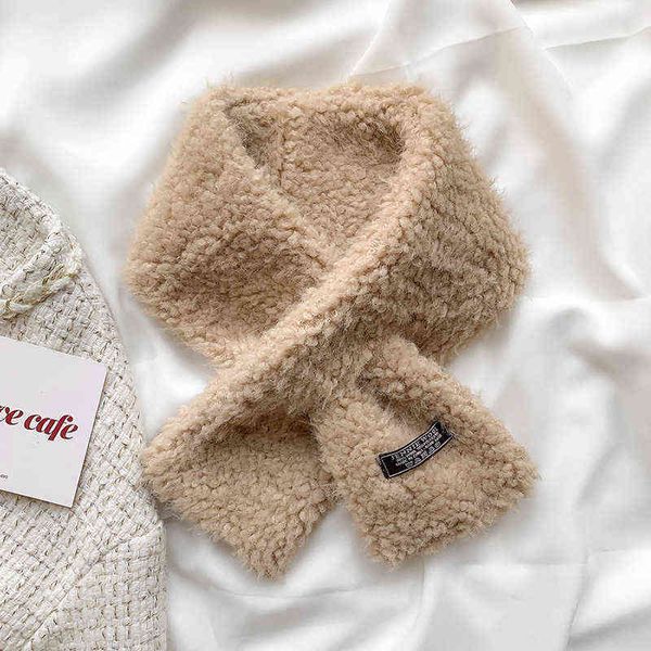 scarves autumn and winter warm imitation lamb wool women's korean version versatile solid color plush scarf fashion neck cover, Blue;gray
scarves autumn and winter warm imitation lamb wool women's korean version versatile solid color plush scarf fashion neck cover, Blue;gray