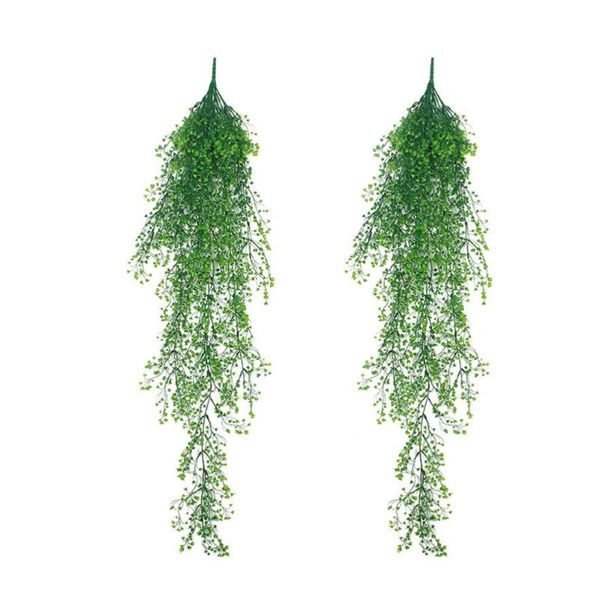 decorative flowers & wreaths 2pcs faux hanging plants fake vines home garden decoration gift
decorative flowers & wreaths 2pcs faux hanging plants fake vines home garden decoration gift