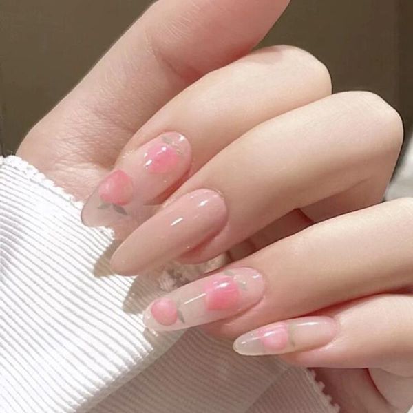 false nails 24pcs peach almond wearable detachable artificial coffin fake full cover press on nail tip with glue, Red;gold
false nails 24pcs peach almond wearable detachable artificial coffin fake full cover press on nail tip with glue, Red;gold