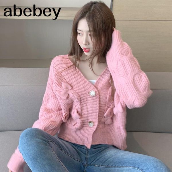 women's knits & tees 2021 winter women clothes bowknot short sweater cardigan jacket knitted loose outwear thicken sweaters v-neck for, White
women's knits & tees 2021 winter women clothes bowknot short sweater cardigan jacket knitted loose outwear thicken sweaters v-neck for, White