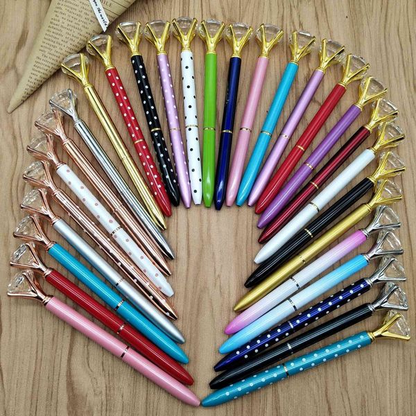 fashion metal ballpoint pen with large crystal glass diamond luxury creative school office supplies christmas gifts custom logo, Blue;orange
fashion metal ballpoint pen with large crystal glass diamond luxury creative school office supplies christmas gifts custom logo, Blue;orange