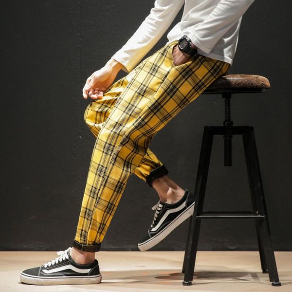 spring summer japanese checked pants fashion slim couples wear casual hip hop trousers 5 colors plus size men's, Black
spring summer japanese checked pants fashion slim couples wear casual hip hop trousers 5 colors plus size men's, Black
