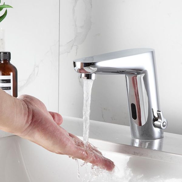 electric wash basin faucet sensor bathroom faucets el mixer tap sink water singel hole
electric wash basin faucet sensor bathroom faucets el mixer tap sink water singel hole