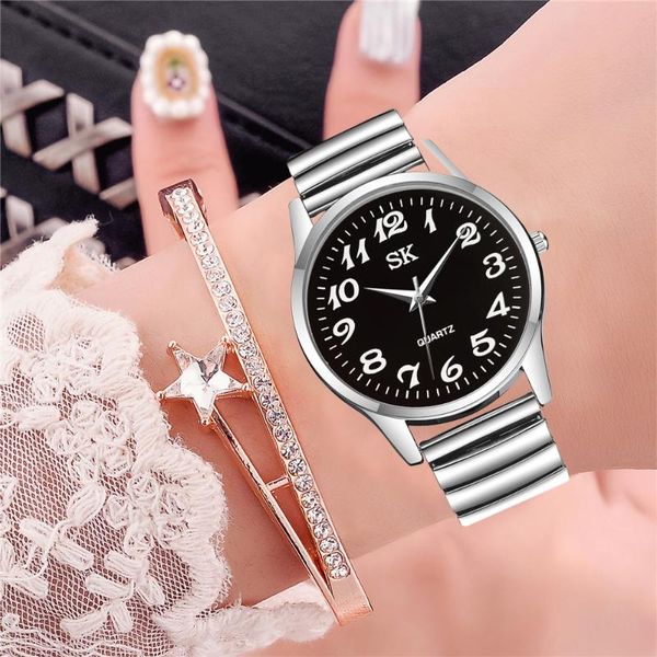 wristwatches fashion couple men women flexible stretch band quartz watch man and ladies clock gift, Slivery;brown
wristwatches fashion couple men women flexible stretch band quartz watch man and ladies clock gift, Slivery;brown