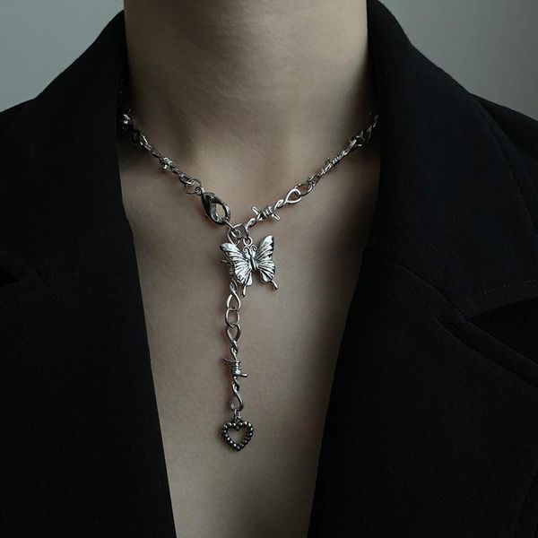pendant necklaces tk33 ins wind simple earth cool harajuku style zircon butterfly love cross necklace, Silver
pendant necklaces tk33 ins wind simple earth cool harajuku style zircon butterfly love cross necklace, Silver
