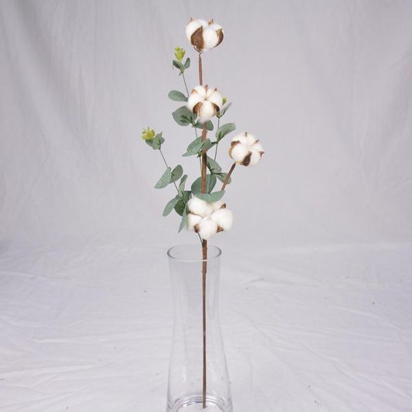 decorative flowers & wreaths 4 heads of simulation cotton family wedding party decoration bouquet dried flower branches
decorative flowers & wreaths 4 heads of simulation cotton family wedding party decoration bouquet dried flower branches