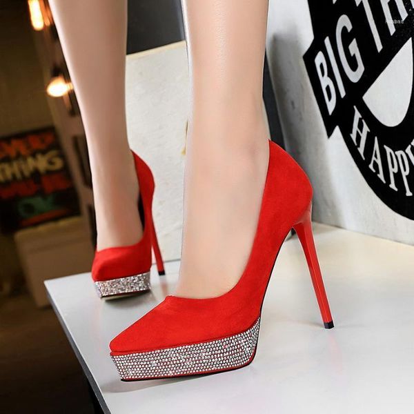 dress shoes kmeioo summer party women platform super high heels fashion jewel pumps shallow stiletto pointed toe crystal shoe11, Black
dress shoes kmeioo summer party women platform super high heels fashion jewel pumps shallow stiletto pointed toe crystal shoe11, Black