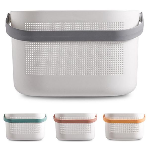 concise dense hole bath basket with handle fruit and vegetable drain storage toiletries baskets
concise dense hole bath basket with handle fruit and vegetable drain storage toiletries baskets