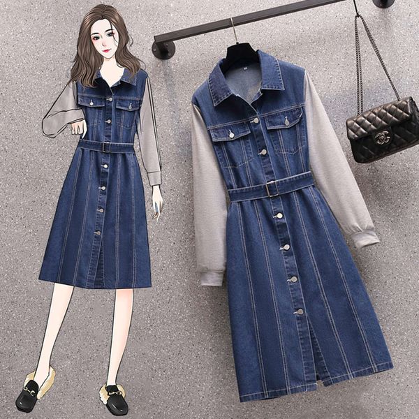 casual dresses dress spring and autumn large size women's clothing design of fat sister lcct, Black;gray
casual dresses dress spring and autumn large size women's clothing design of fat sister lcct, Black;gray