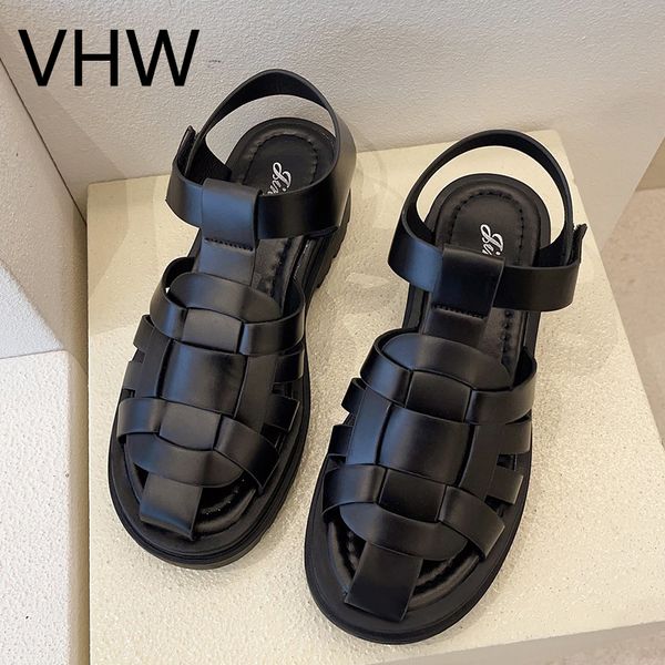 women flats sandals slides summer fashion cross weaving closed round toe white platform leather shoes casual female sandals, Black
women flats sandals slides summer fashion cross weaving closed round toe white platform leather shoes casual female sandals, Black