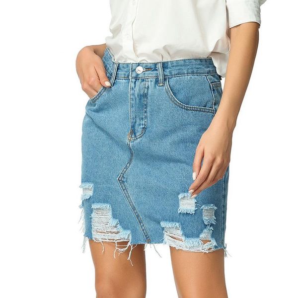 skirts women's pencil straight denim hole front pockets empire solid high waist above knee mini preppy casual sweet skirt, Black 
skirts women's pencil straight denim hole front pockets empire solid high waist above knee mini preppy casual sweet skirt, Black