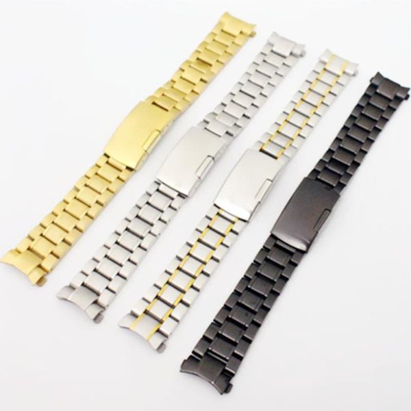 watch bands silver /gold / goldsmith/black stainless steel solid links band strap bracelet curved end arc degree 18/19/20/22mm tool, Black;brown
watch bands silver /gold / goldsmith/black stainless steel solid links band strap bracelet curved end arc degree 18/19/20/22mm tool, Black;brown