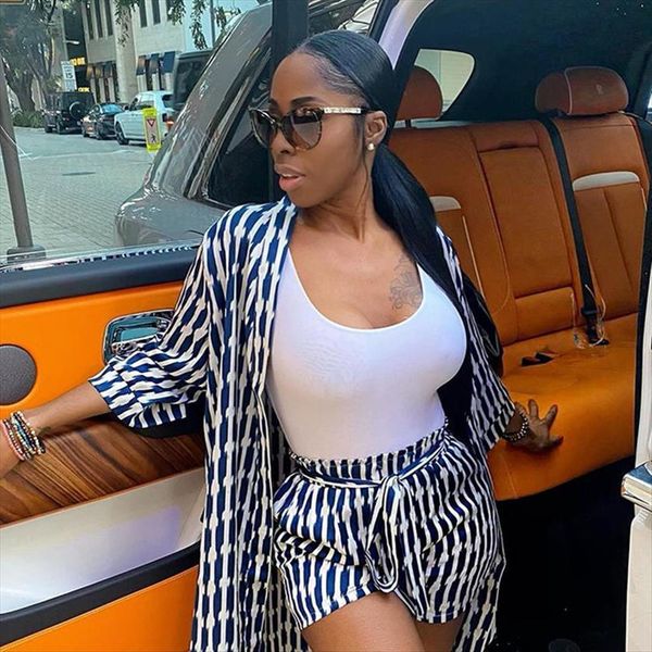 summer printed jacket coat womens tracksuits shorts 2 piece set outwear with belt cardigans elegant matching clubwear outfits, Gray
summer printed jacket coat womens tracksuits shorts 2 piece set outwear with belt cardigans elegant matching clubwear outfits, Gray