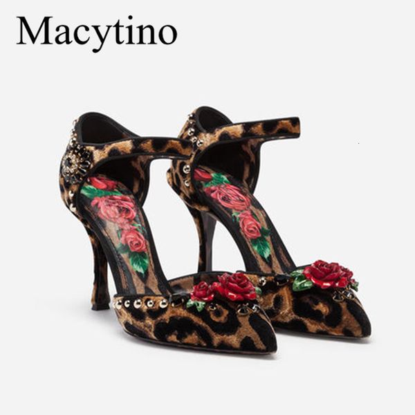 dress shoes rose flower leopard high heels pointed toe designer fashion mary janes formal women stsp, Black
dress shoes rose flower leopard high heels pointed toe designer fashion mary janes formal women stsp, Black