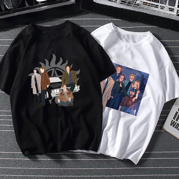 harajuku streetwear t shirt men supernatural tv shirt hip hop graphic aesthetic tees cartoon tshirt male clothing, White;black
harajuku streetwear t shirt men supernatural tv shirt hip hop graphic aesthetic tees cartoon tshirt male clothing, White;black