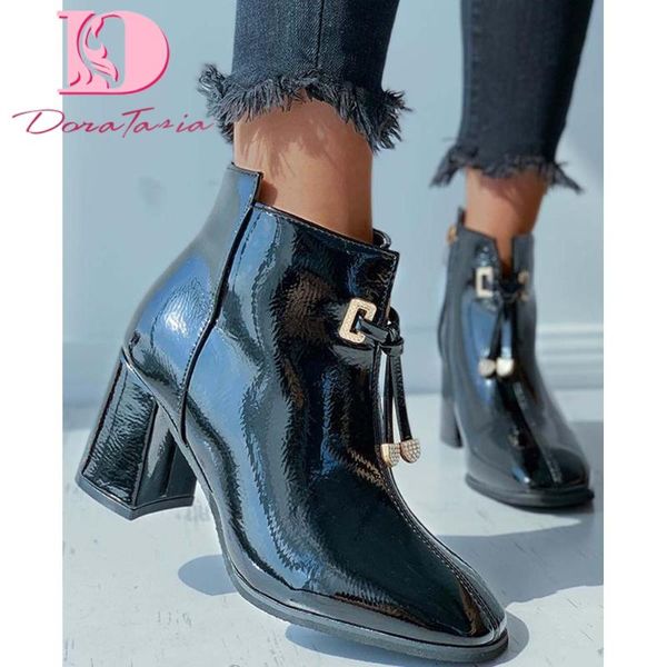 boots doratasia fashion ladies thick high heels ankle square toe zip women 2021 elegant concise daily shoes woman, Black
boots doratasia fashion ladies thick high heels ankle square toe zip women 2021 elegant concise daily shoes woman, Black