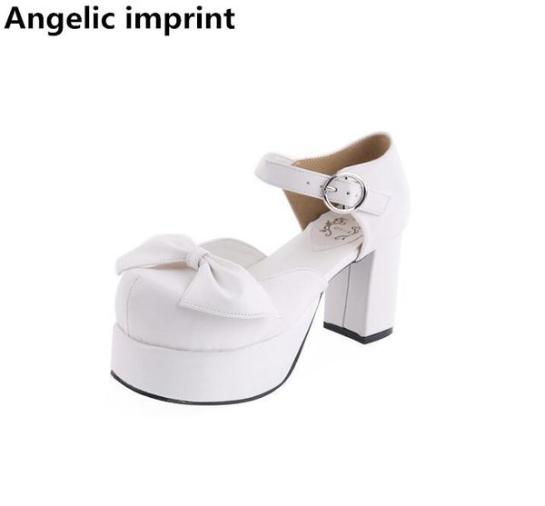 angelic imprint woman mori girl lolita cosplay shoes lady high heels pumps women princess white dress party 8cm 33-47 bows, Black
angelic imprint woman mori girl lolita cosplay shoes lady high heels pumps women princess white dress party 8cm 33-47 bows, Black